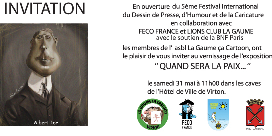 Quand sera la paix – invitation BIPC 2014