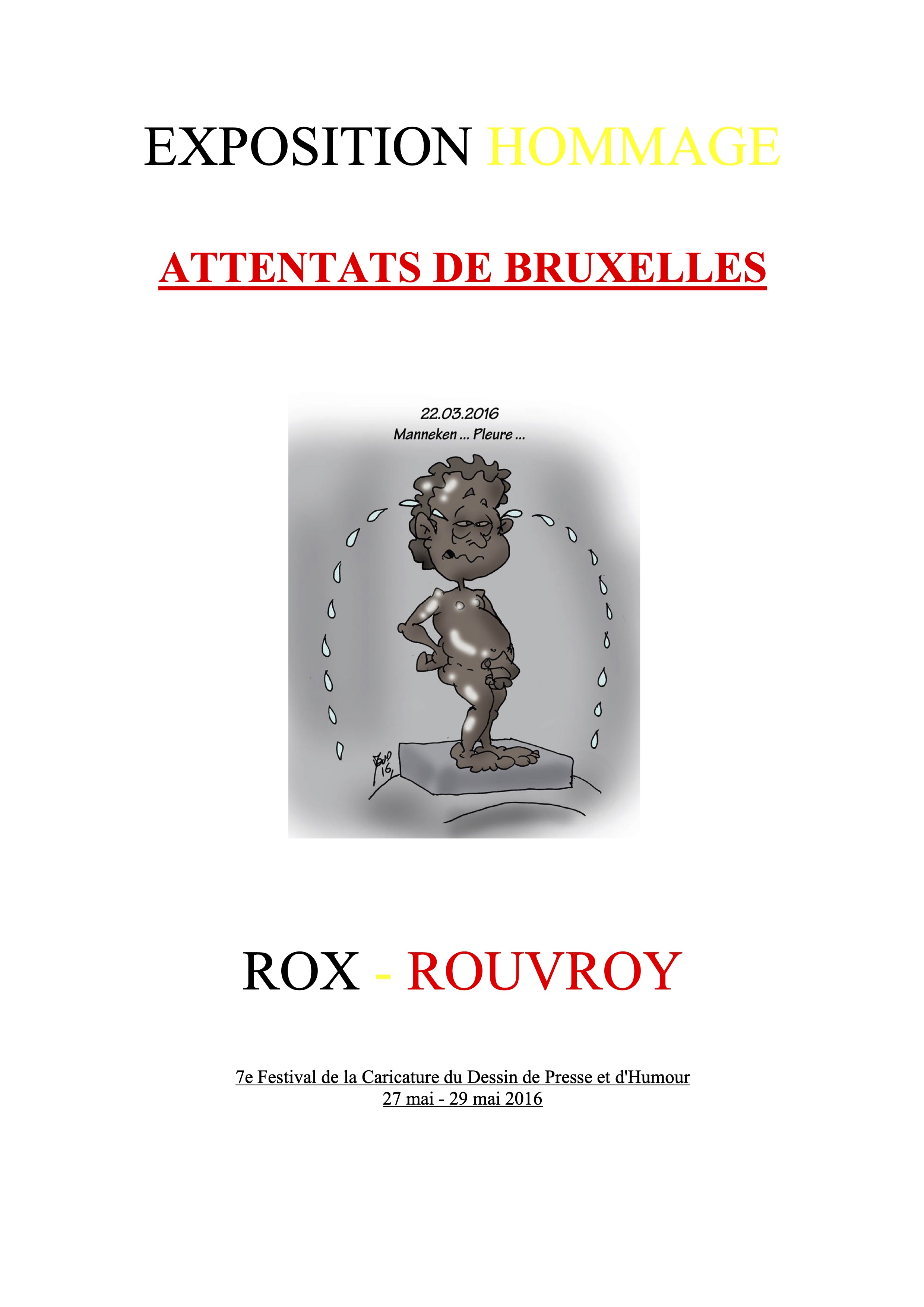 Festival 2016-Hommage à Bruxelles