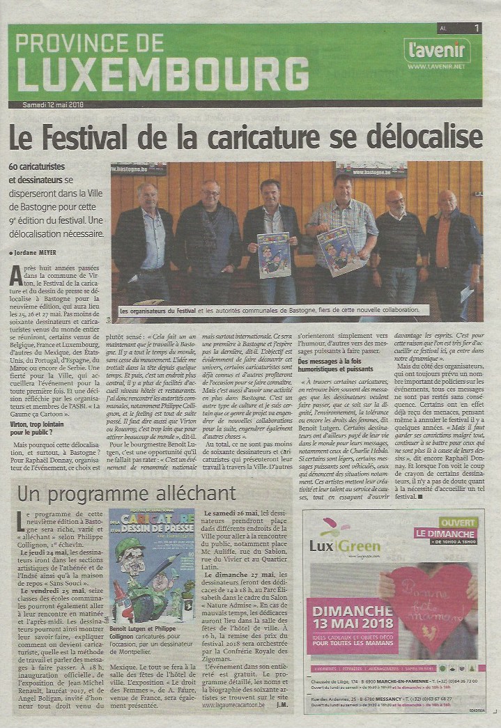 Article de presse BIPC 2018